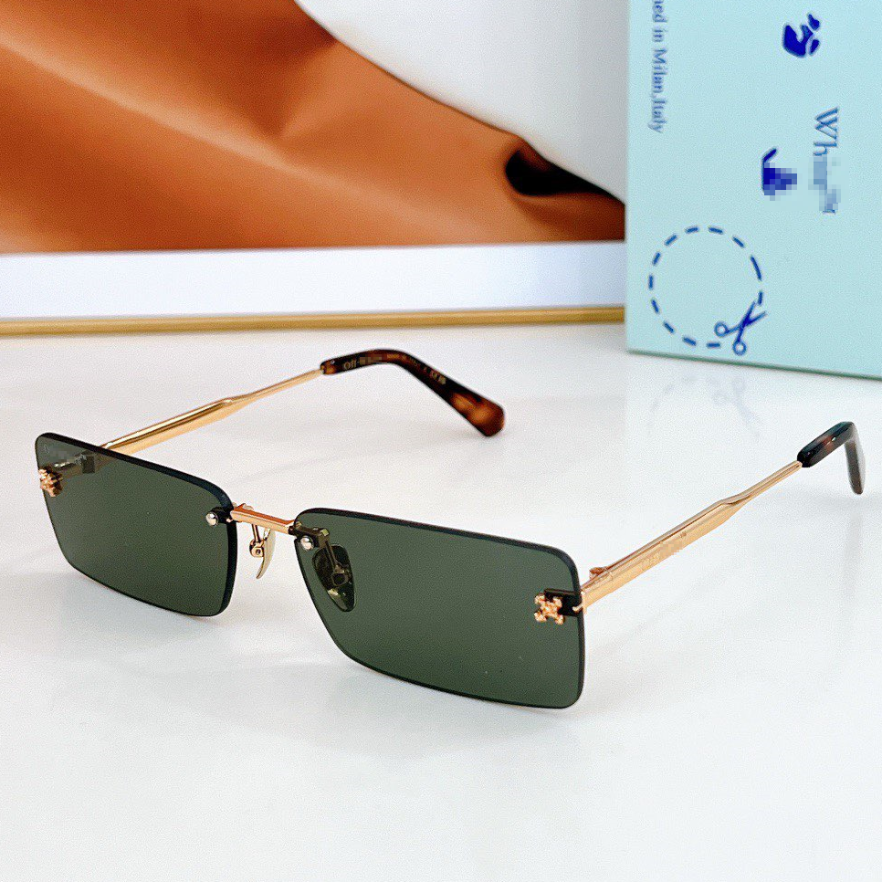 OFF-Whlte Arrow logo sunglasses#096 4-Bar