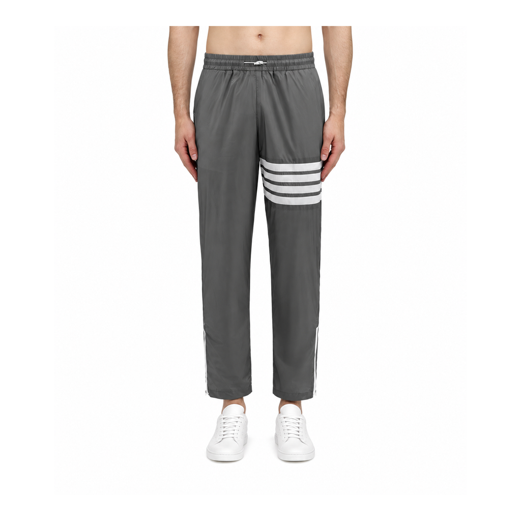 Thom Browne Style Side zip track pants with Signature Four-Bar Detail - Main Image