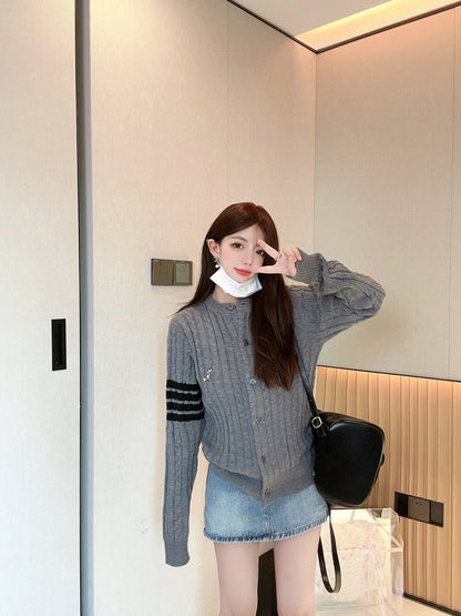 Women's crew neck jacket