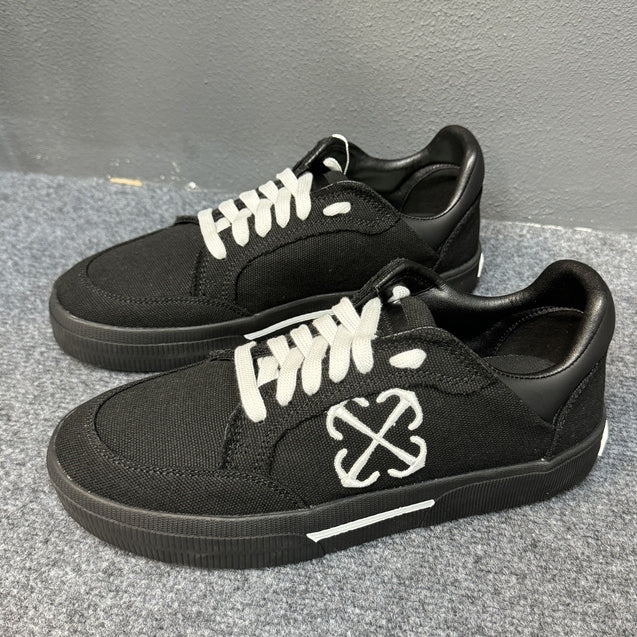 OFF-Whlte Canvas Sports shoes#23 4-Bar