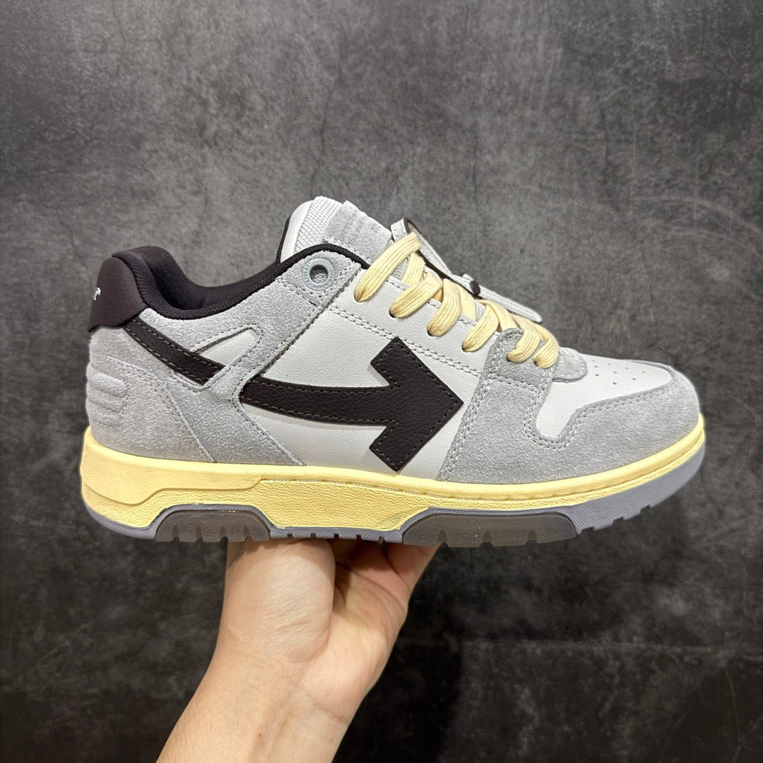 OFF-Whlte Arrow logo leather Sports shoes#17 4-Bar