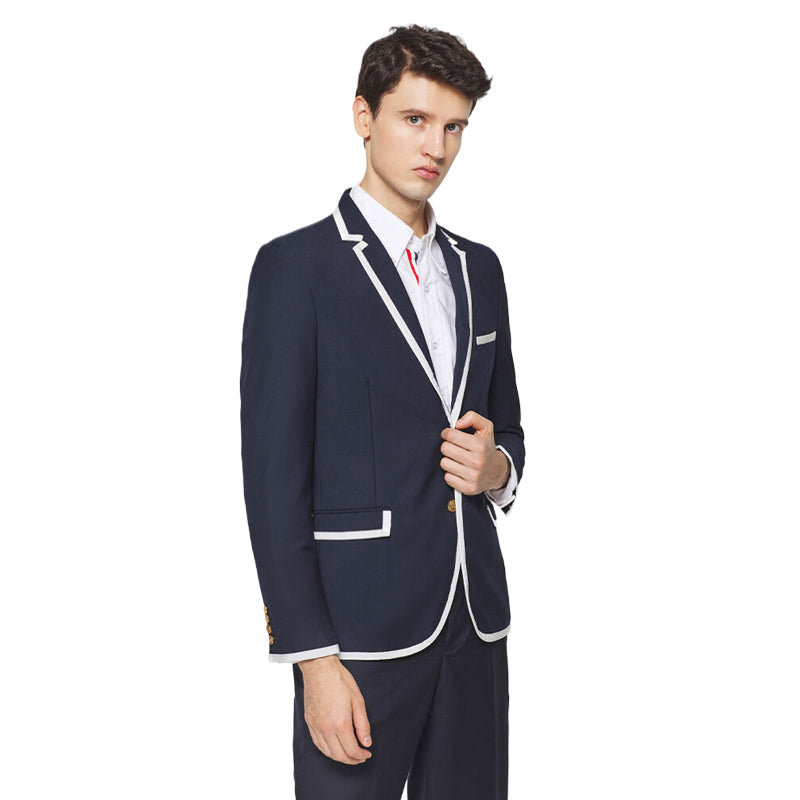 Slim - Fit Oxford Shirt - 100% Cotton - Quality Craftsmanship by Thom Browne, outerwear detail view