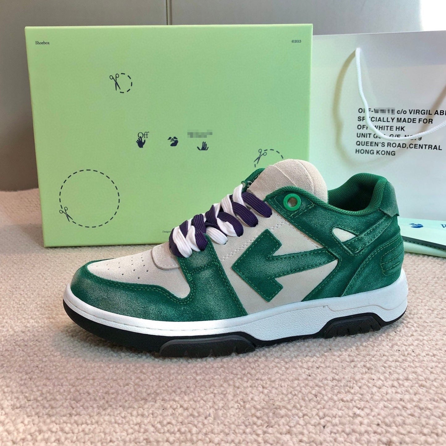 OFF-Whlte Arrow logo Sports shoes#10 4-Bar