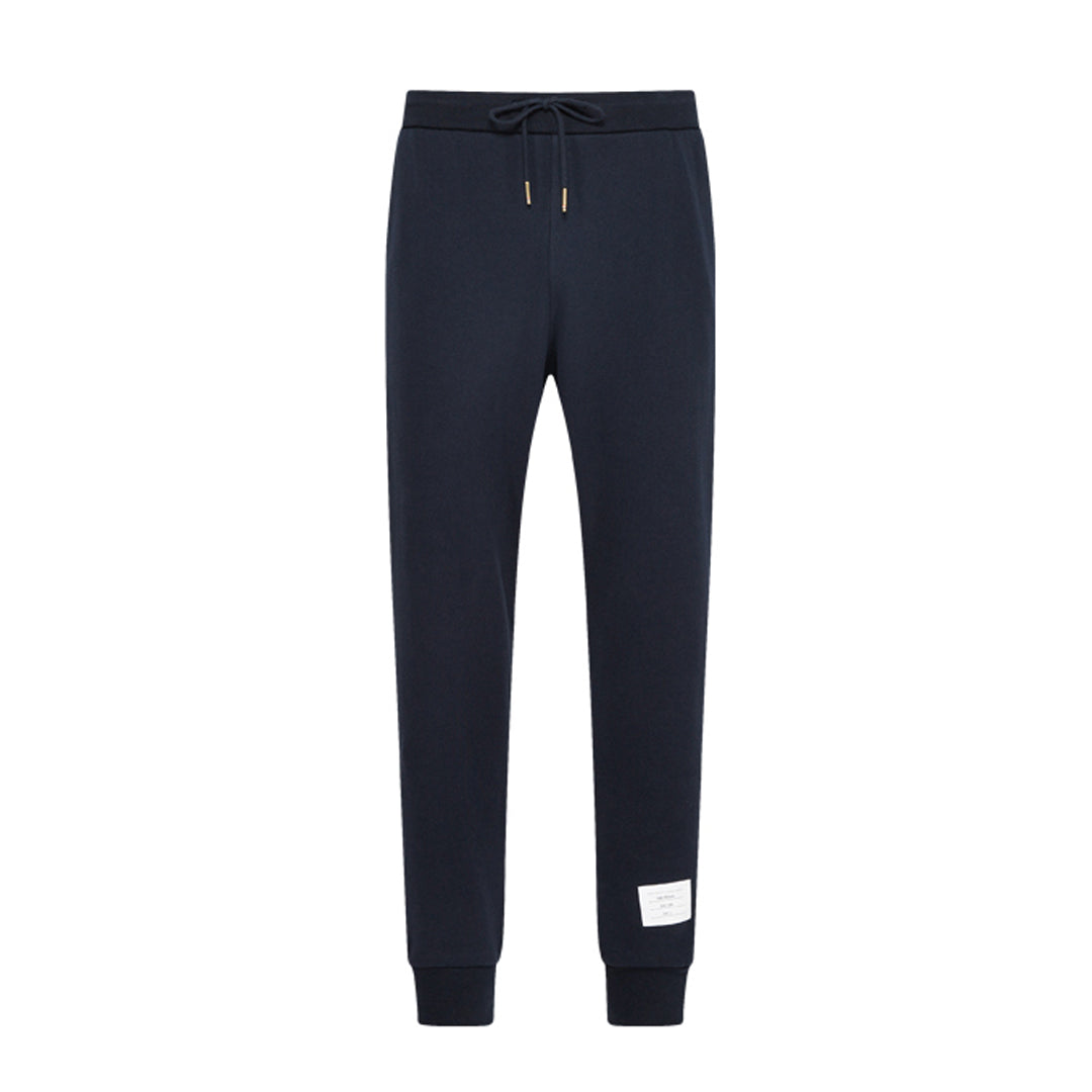 Thom Browne Style Unisex Casual Sweatpants with Signature Four-Bar Detail - Image 3