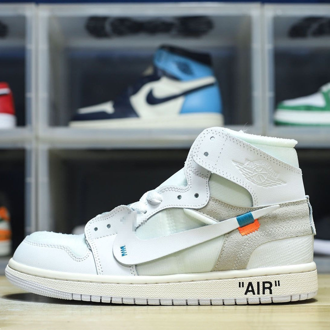 OFF-Whlte co-branded high-top sneakers #46 4-Bar