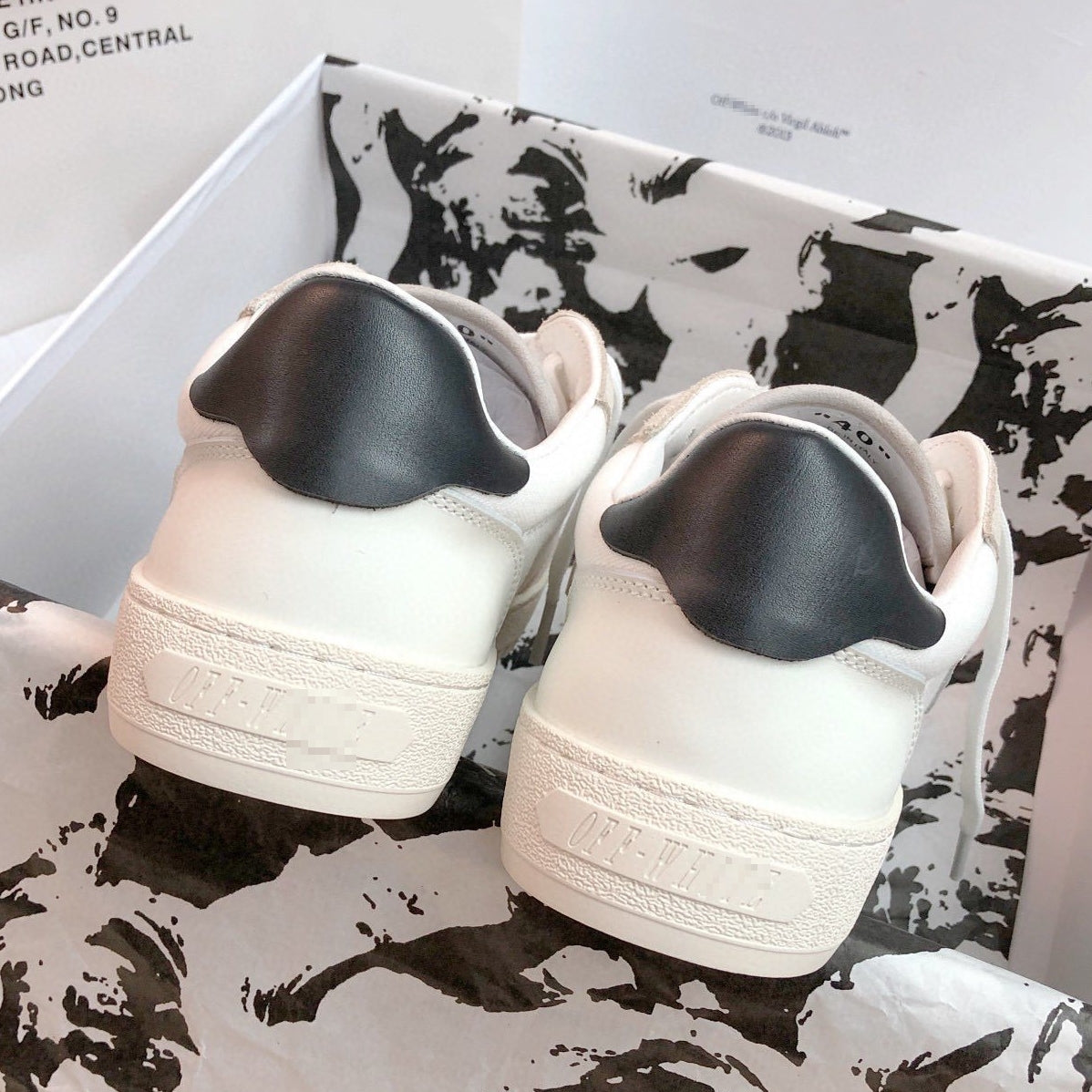 OFF-Whlte Arrow logo Sports shoes#71 4-Bar