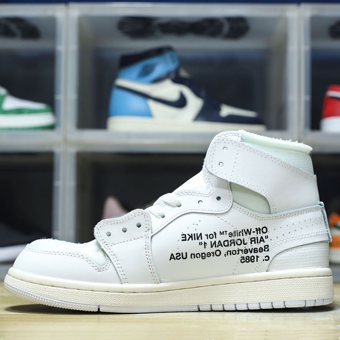 OFF-Whlte co-branded high-top sneakers #46 4-Bar
