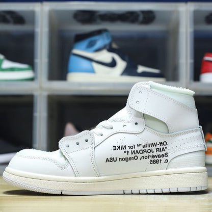 OFF-Whlte co-branded high-top sneakers #46 4-Bar