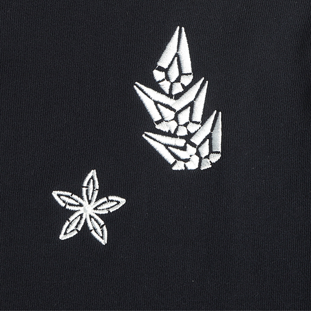 Animal embroidery Hoodie by Thom Browne, garment detail view