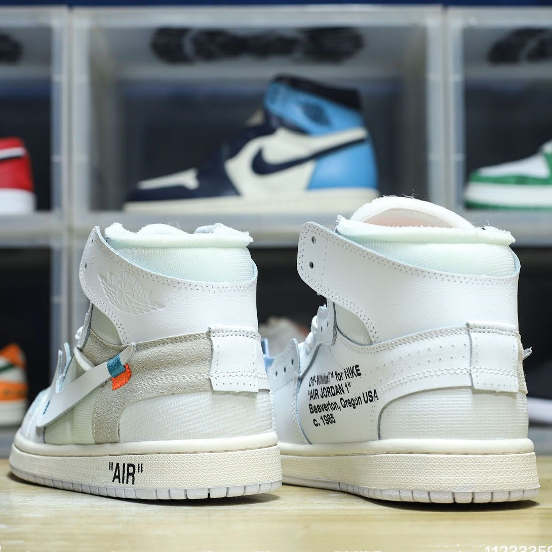 OFF-Whlte co-branded high-top sneakers #46 4-Bar