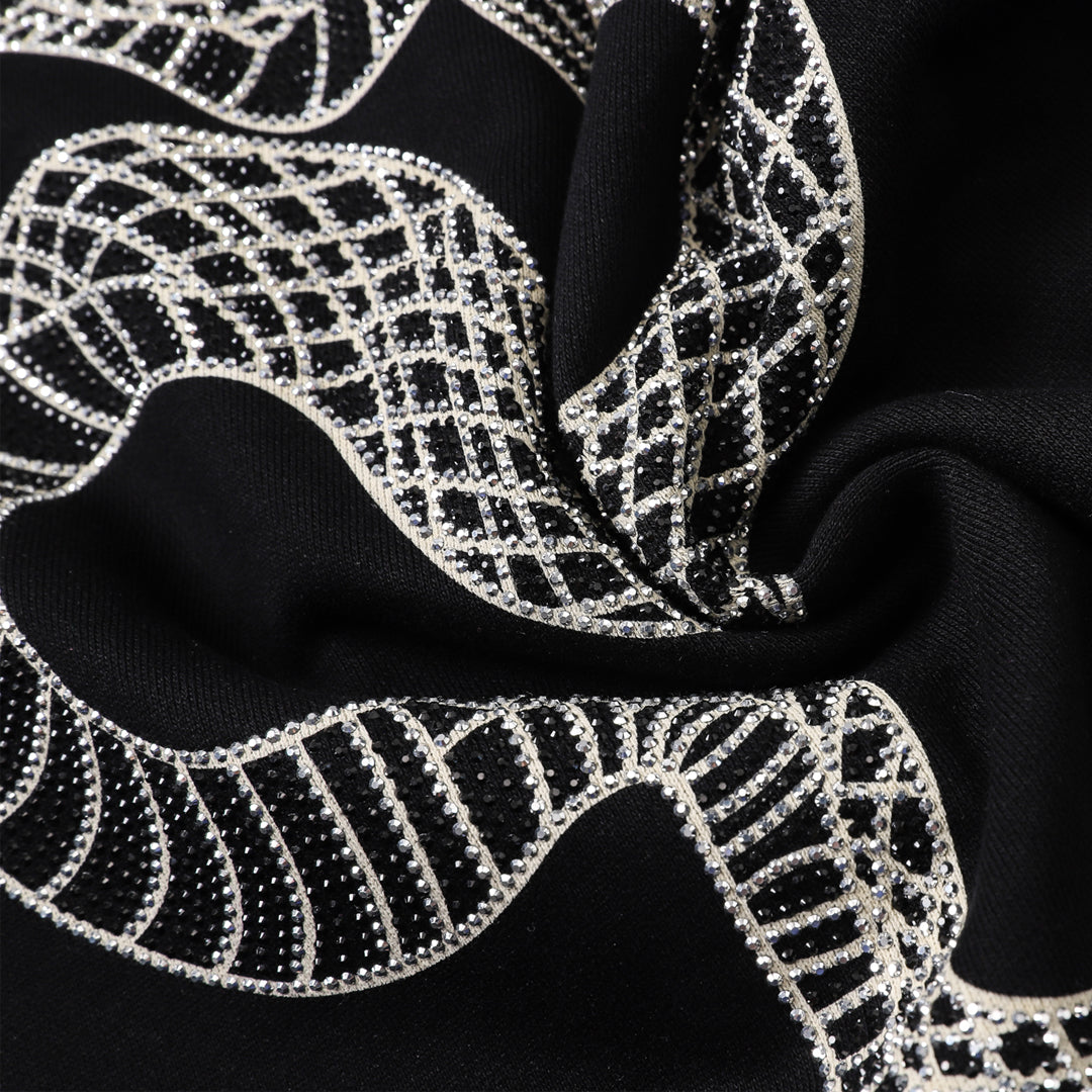 New-2025 Unisex Black Hoodie SOLODSQ2