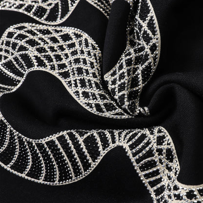 New-2025 Unisex Black Hoodie SOLODSQ2