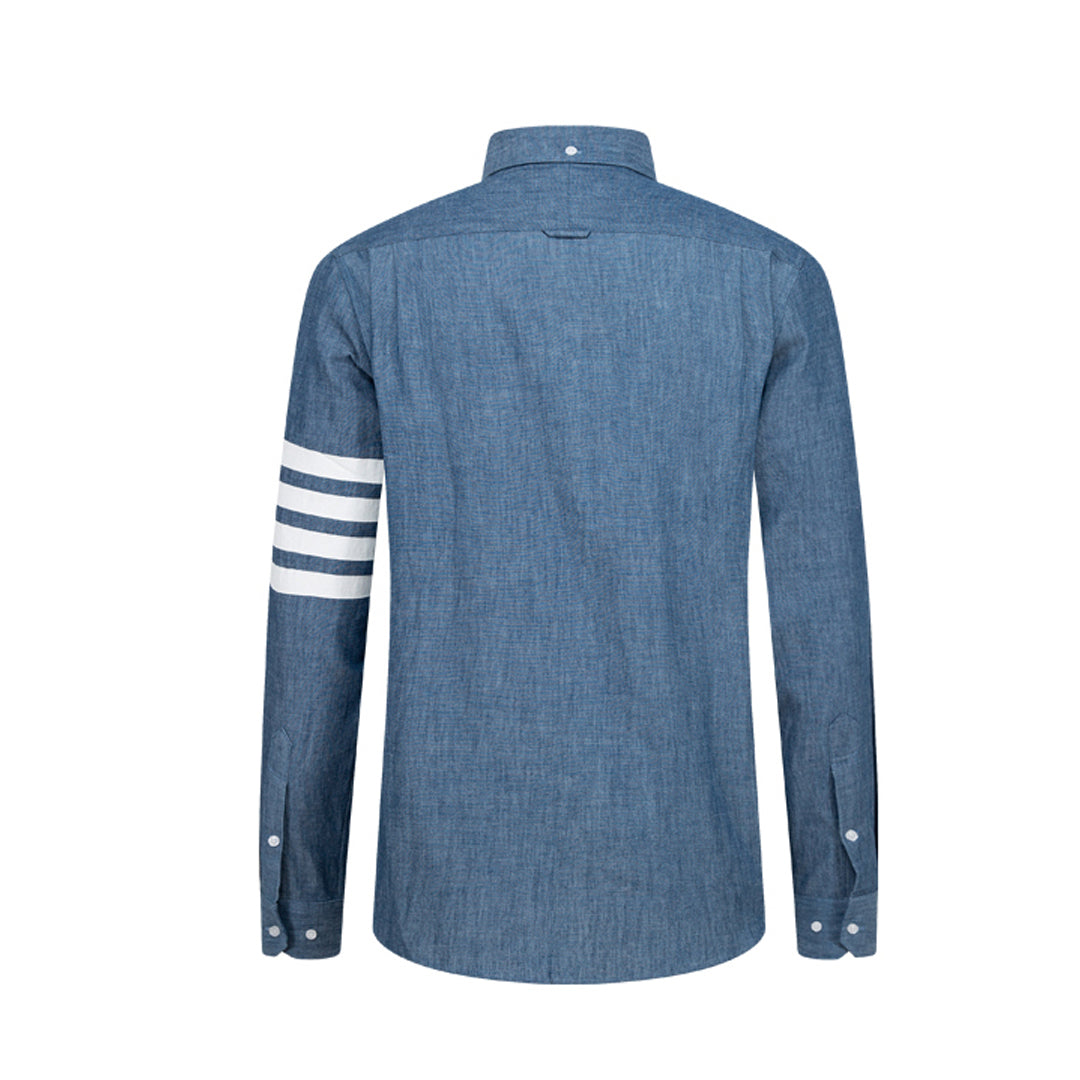 Oxford Shirt by Thom Browne, shirt detail view