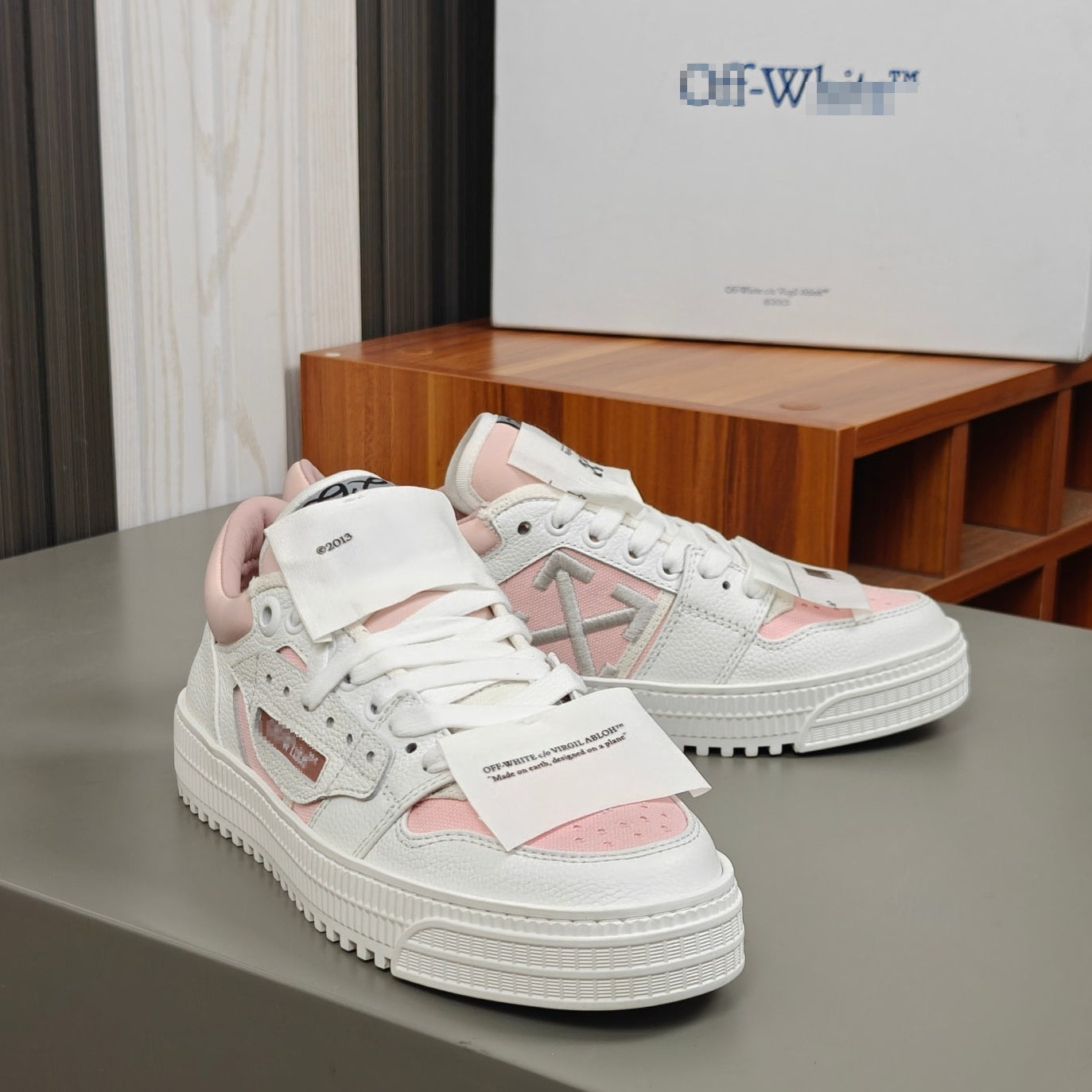 OFF-Whlte Arrow logo Sports shoes#6 4-Bar