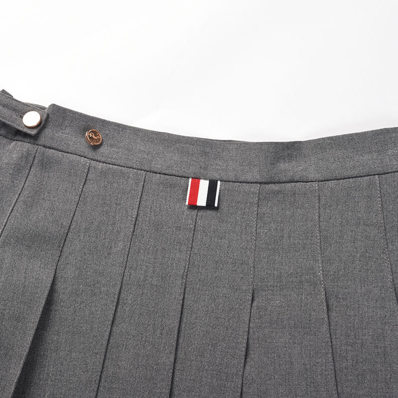 Women's Layered Pleated Mini Skirt | Thom Browne