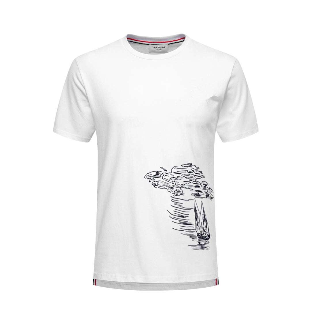 Men's Printing T-shirts by Thom Browne, product detail view