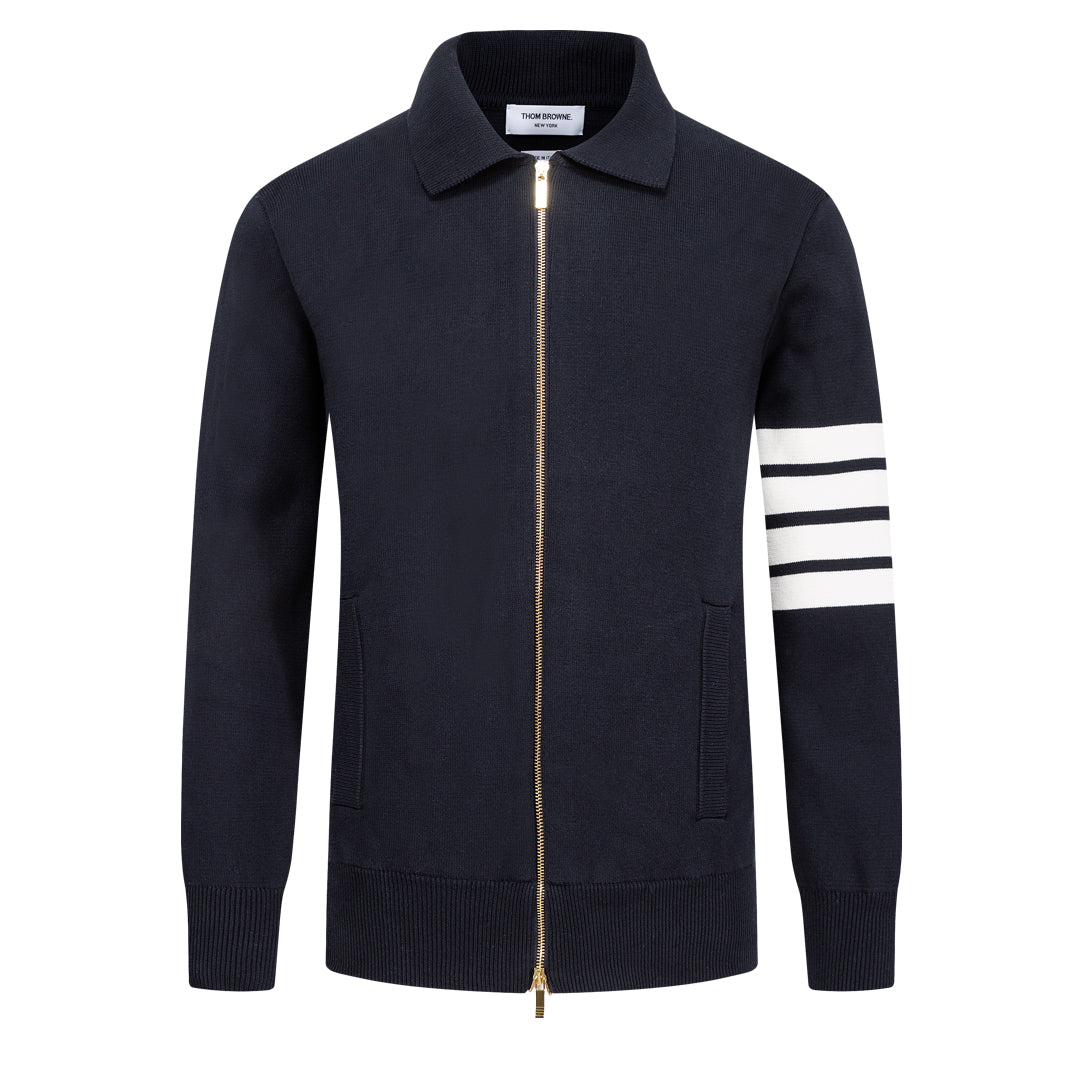 Men's Wool Cardigan by Thom Browne, knitwear detail view