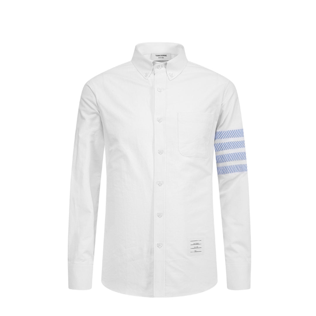 Men's 4-Bar shirts by Thom Browne, shirt detail view