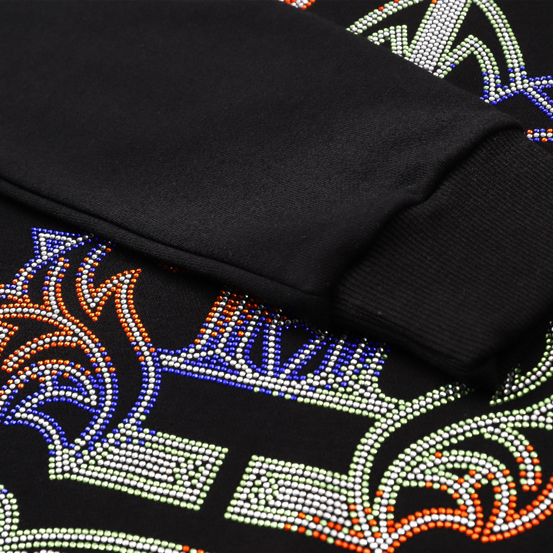 New-2025SS Unisex Black Hoodie SOLODSQ2