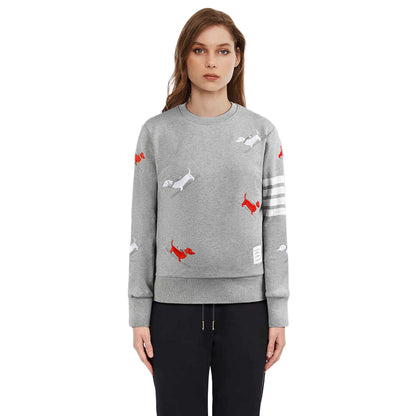 Puppy embroidery Hoodie THOM TREND