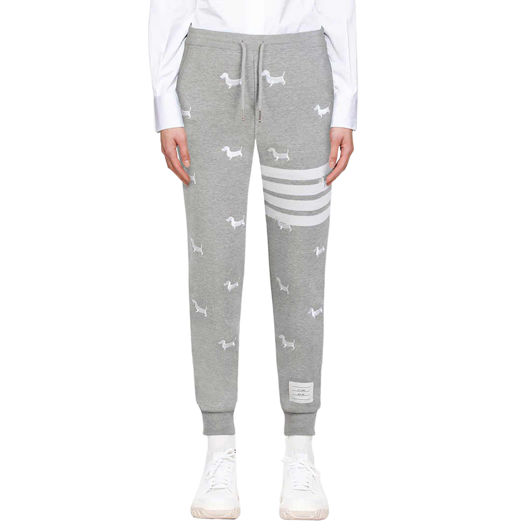 Thom Browne Style Embroidered sweatpants - Image 5