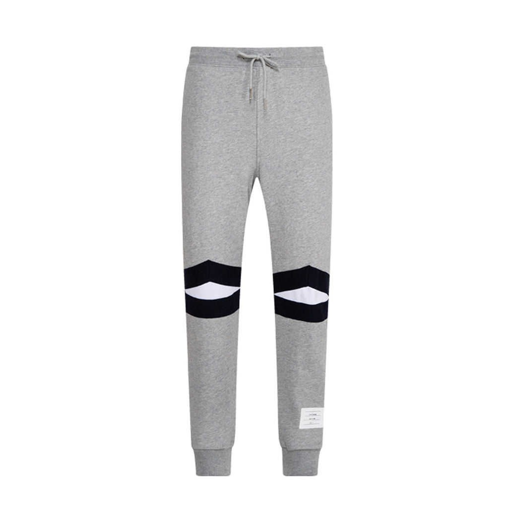 Thom Browne Style Unisex Sweatpants with Signature Four-Bar Detail - Image 3