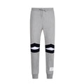Thom Browne Style Unisex Sweatpants with Signature Four-Bar Detail - Image 3