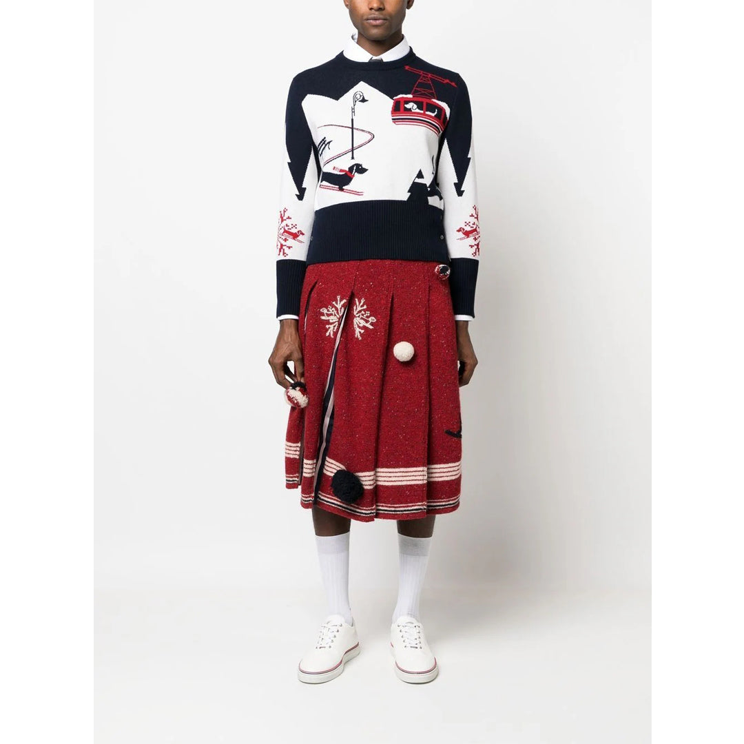 Men's Puppy Knitwear by Thom Browne, knitwear detail view