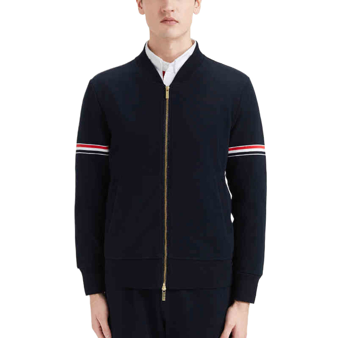 Men's Zipper Hoodie by Thom Browne, garment detail view