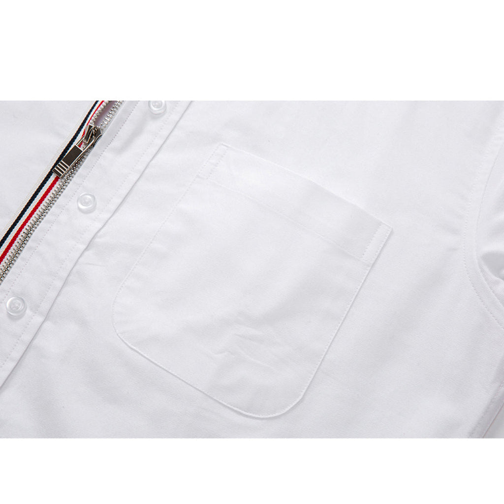 Men's Solid shirt by Thom Browne, shirt detail view