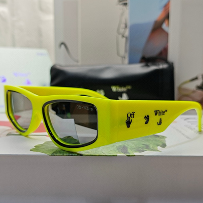 OFF-Whlte Arrow logo sunglasses#002 4-Bar