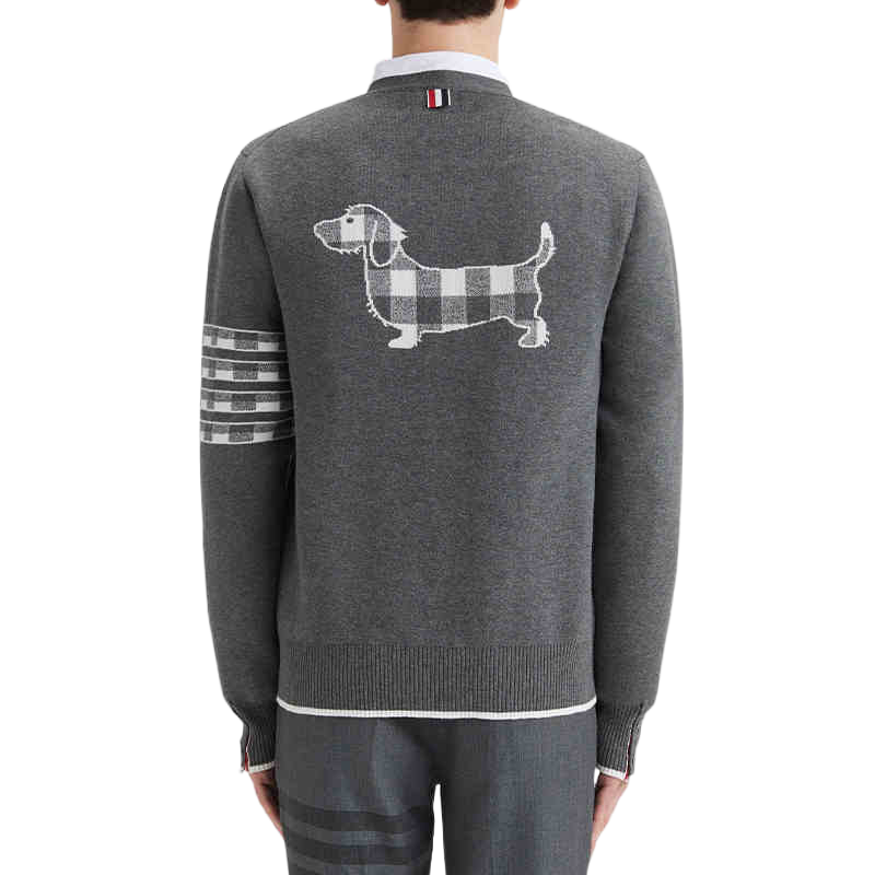 Men's Knitwear by Thom Browne, knitwear detail view