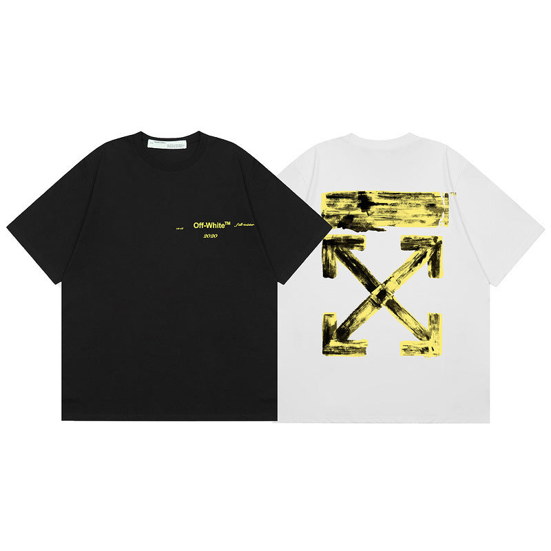 OFF New Printed T-Shirt Light Luxury Station