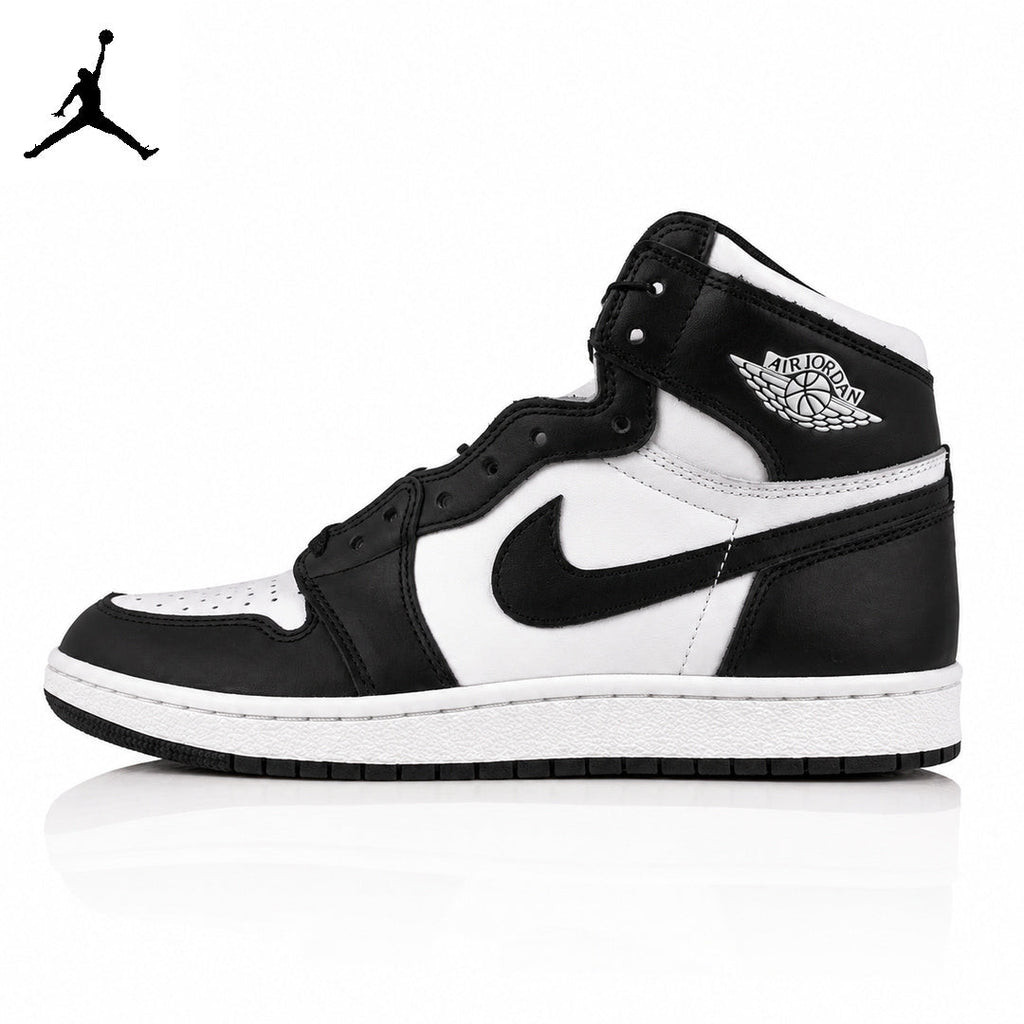 Air Jordan 1 High Black and White Panda 85 Unisex Sneakers BQ4422-001 Style 16 main product view