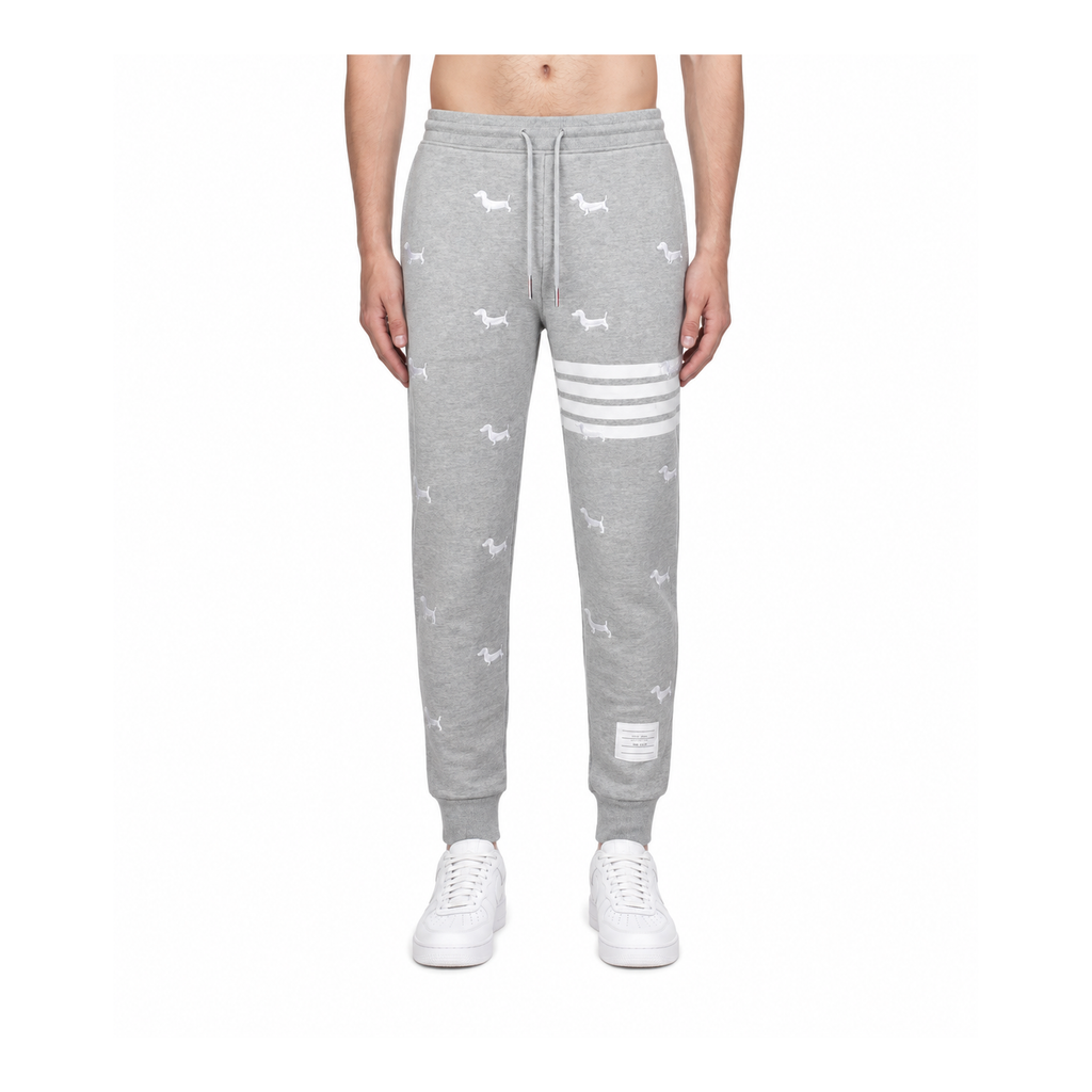 Thom Browne Style Embroidered sweatpants - Main Image