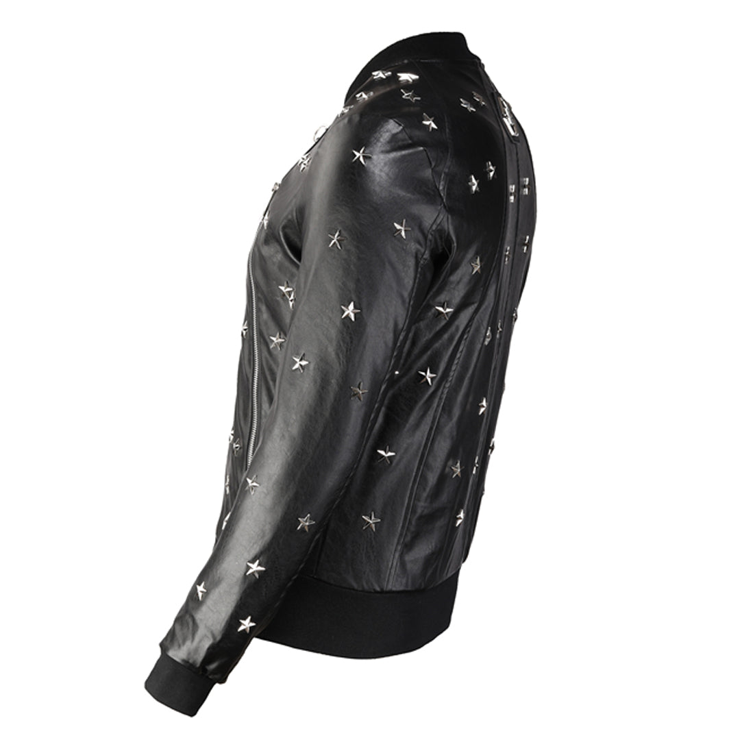 New-Black Cowhide Jacket SOLODSQ2