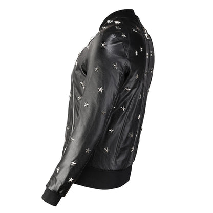 New-Black Cowhide Jacket SOLODSQ2