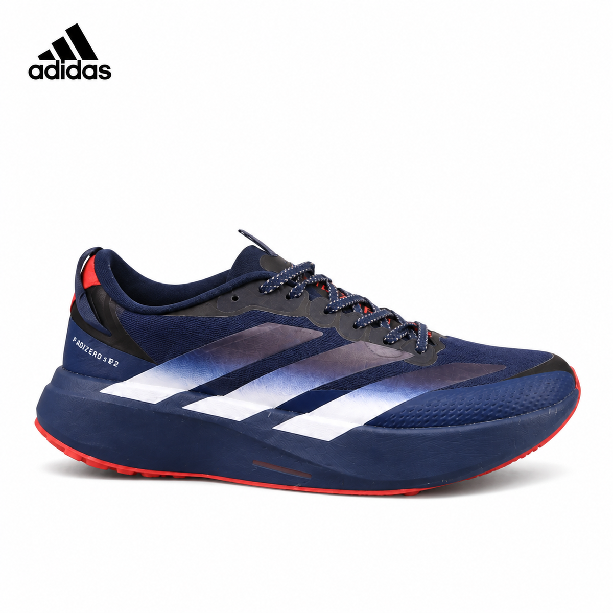 Adidas Unisex unisex running shoes in Grey/White - single shoe side profile
