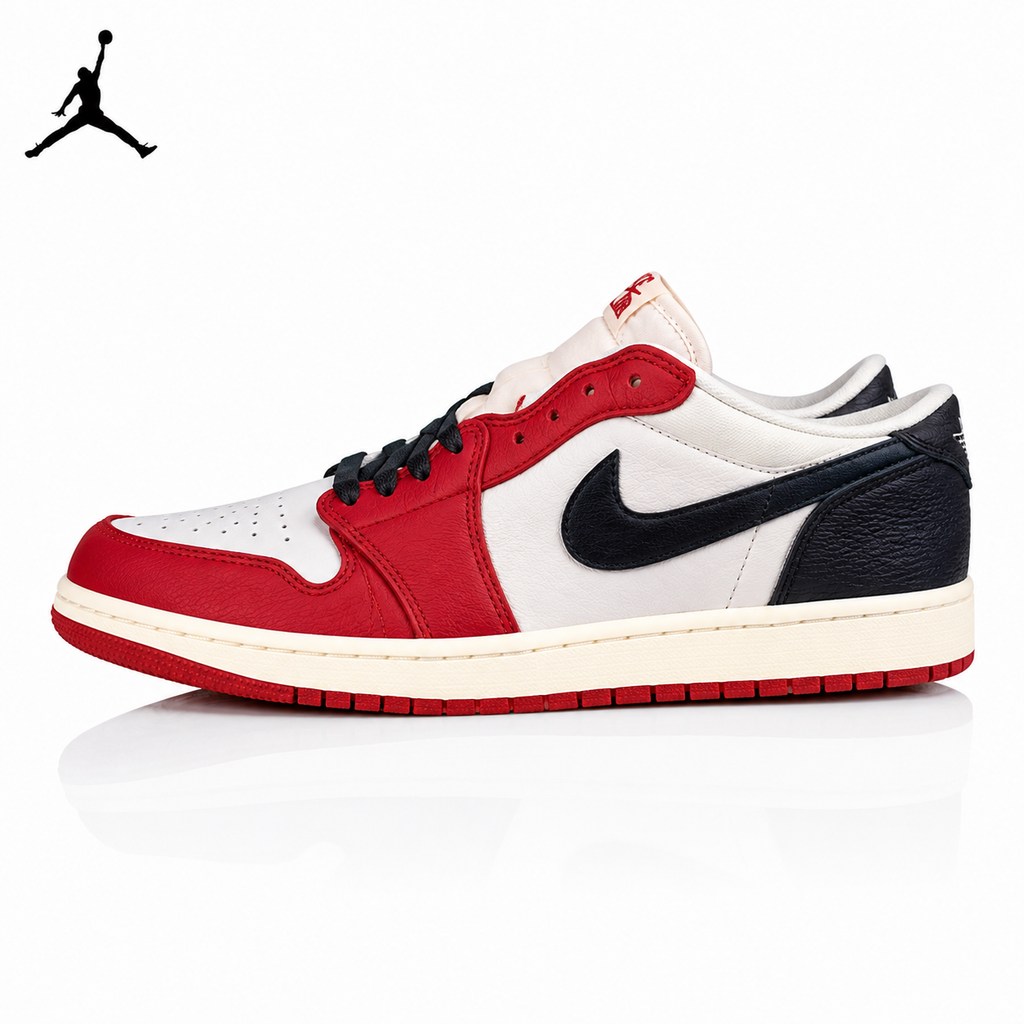 Air Jordan 1 Low Away x Trophy Room Chicago Unisex Sneakers FN0432-100 main product view