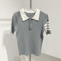 Thom Browne Women's Polo Collar Short-Sleeved Sweate
