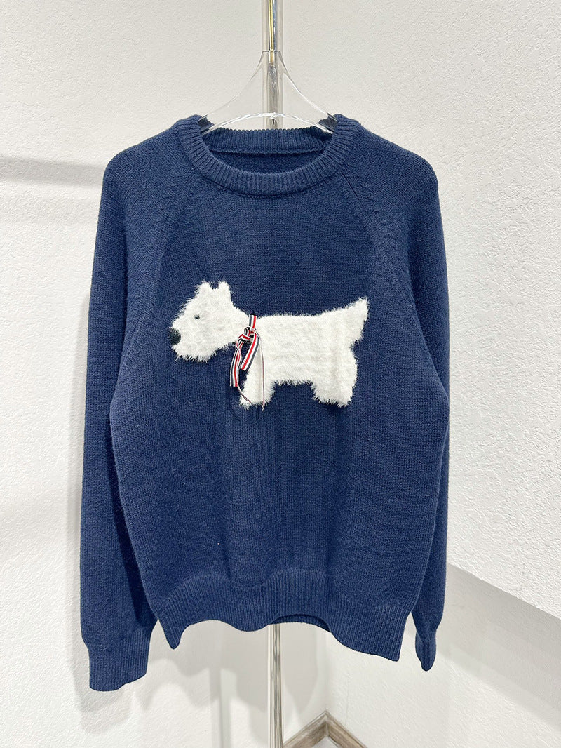 2025SS  Christmas red pullover sweater THOM TREND