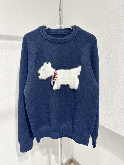 2025SS  Christmas red pullover sweater THOM TREND