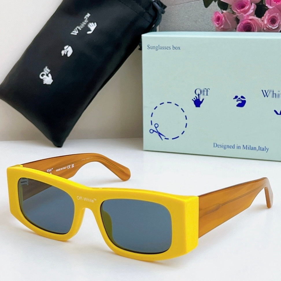 OFF-Whlte Arrow logo sunglasses#056 4-Bar