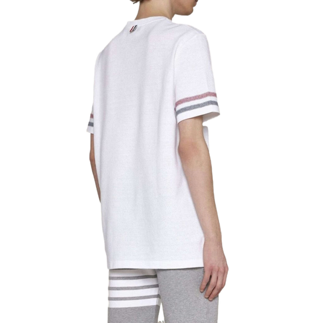 Men Cotton T-shirts by Thom Browne, product detail view