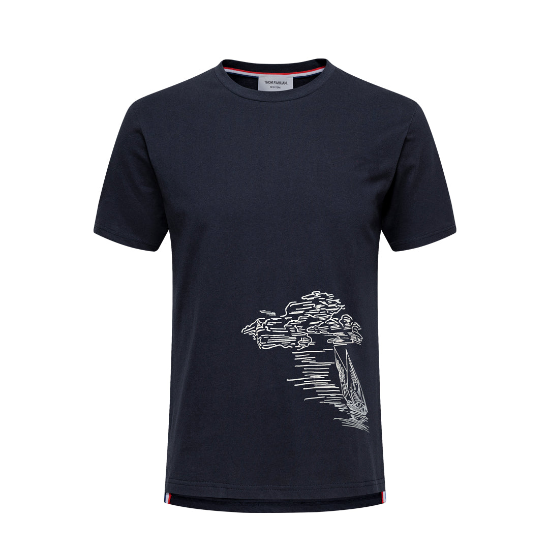 Men's Printing T-shirts by Thom Browne, product detail view