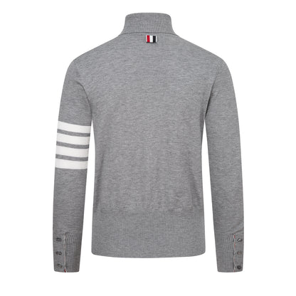 4 Bars Turtleneck Sweater THOM TREND