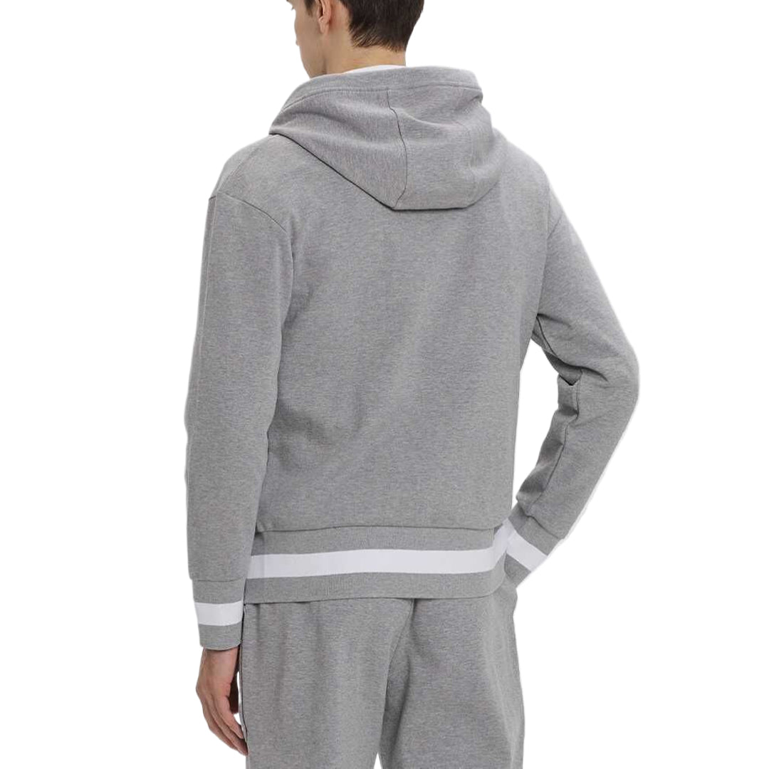 4 - Bar Athletic Hoodie - Premium Sports Zip - Up Sweatshirt by Thom Browne, garment detail view