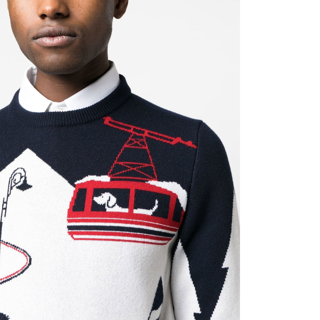 Men's Puppy Knitwear by Thom Browne, knitwear detail view