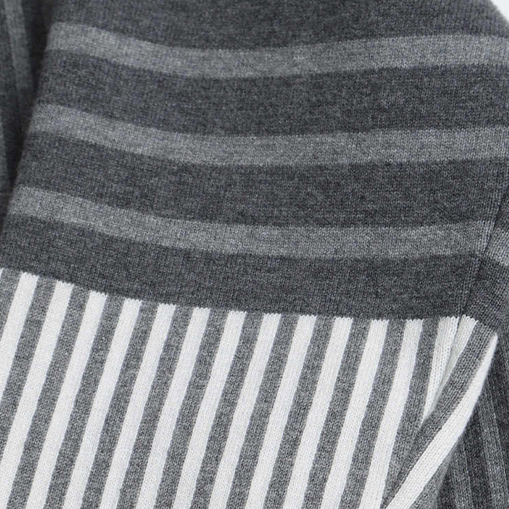 Plaids Knits Coats by Thom Browne, knitwear detail view