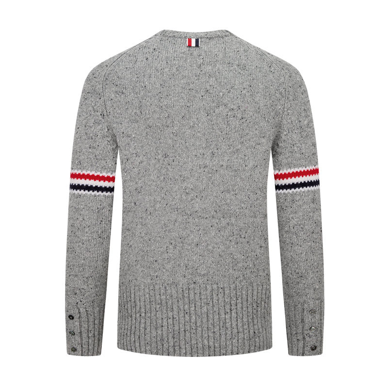 Men's Couples Sweater by Thom Browne, knitwear detail view